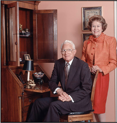 C. Herman and Mary Virginia Terry Color Portrait