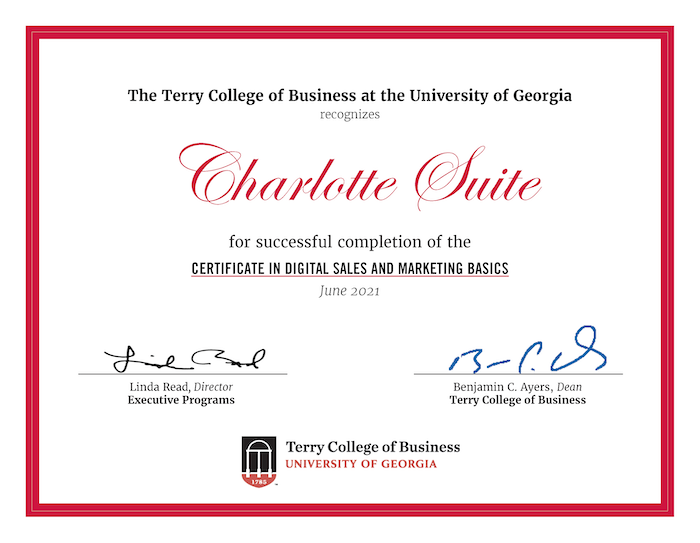 Certificate in Digital Sales and Marketing