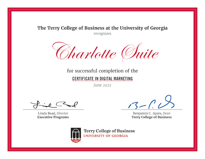 Digital Market Certificate