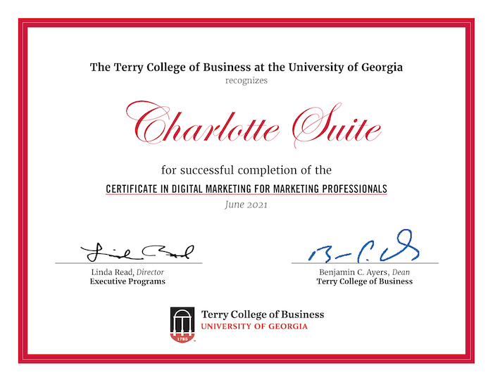 Certificate in Digital Marketing