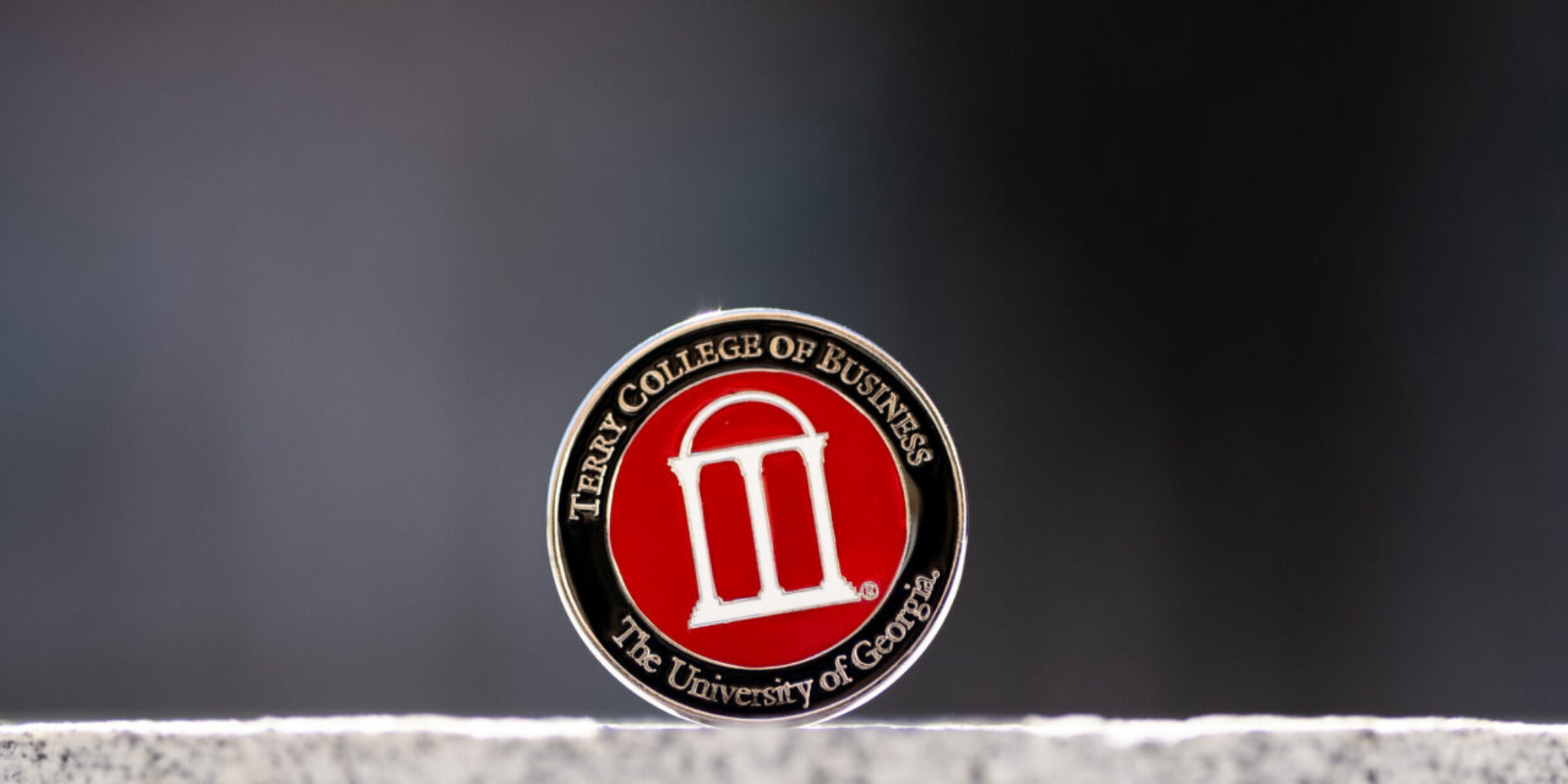 Terry College of Business pin.