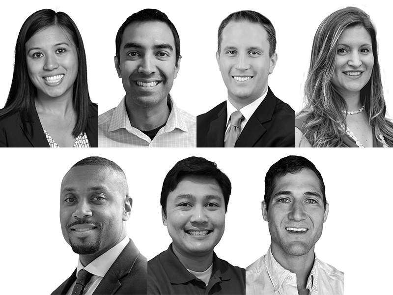 Top row (l-r): Gayle Cabrera (BBA ’06)