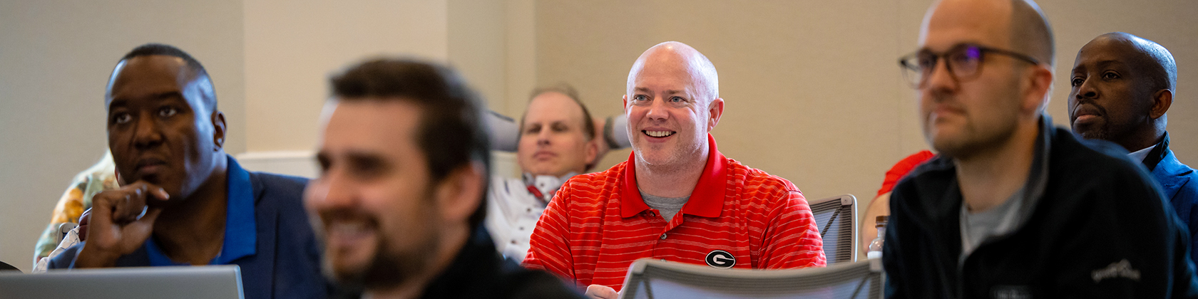 EMBA students in a classroom.