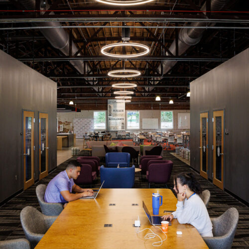 Interior Shot of Studio 225, UGA's Entrepreneurship Center.n