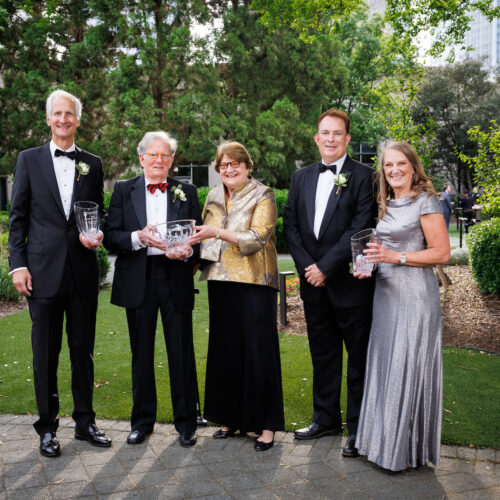 Dean Ayers with Terry Donors at the 2024 Terry Alumni Awards Gala