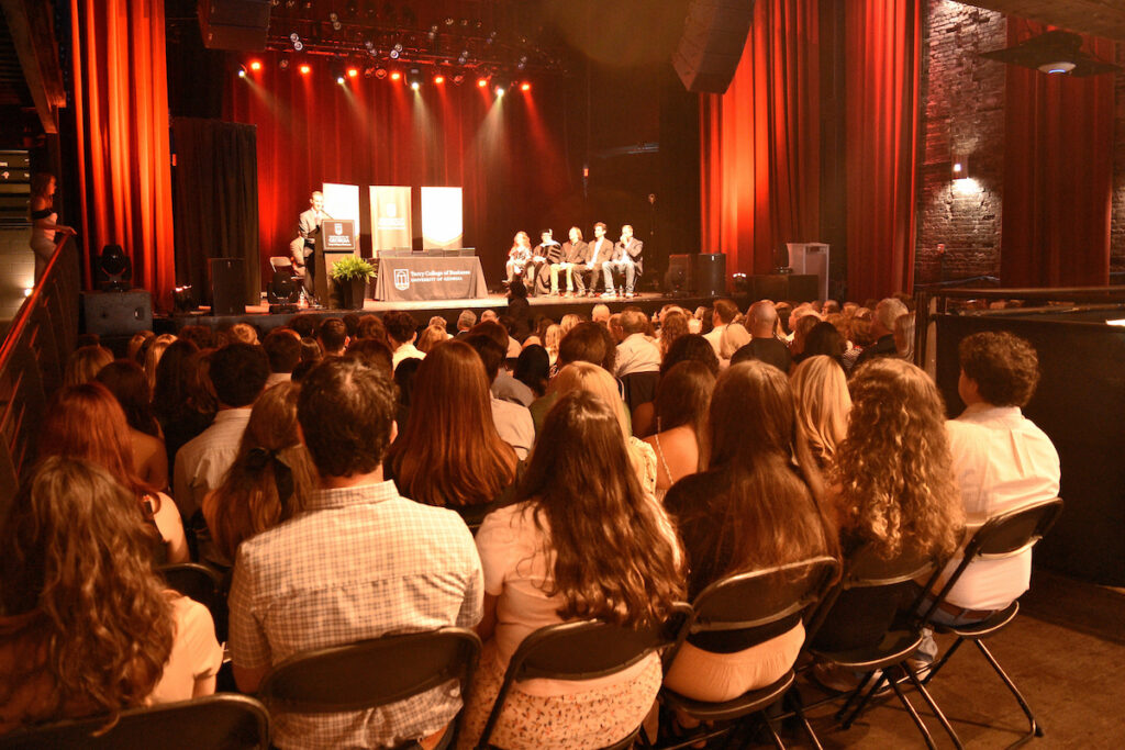 MBUS Graduation Reception Thursday, May 08, 2025 in Athens, Ga. Group of people attending a concert