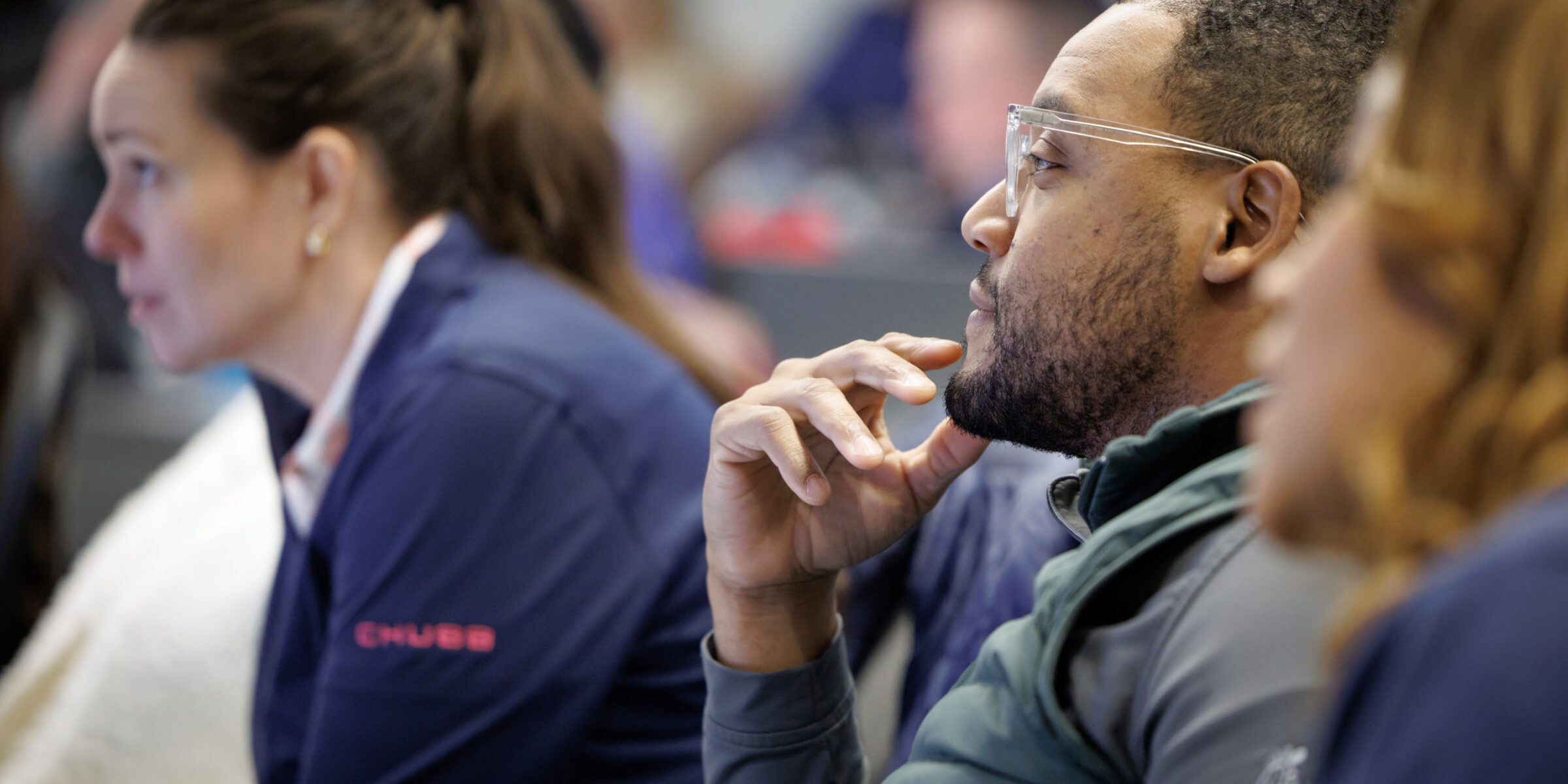 EMBA Students listening carefully to lecturer