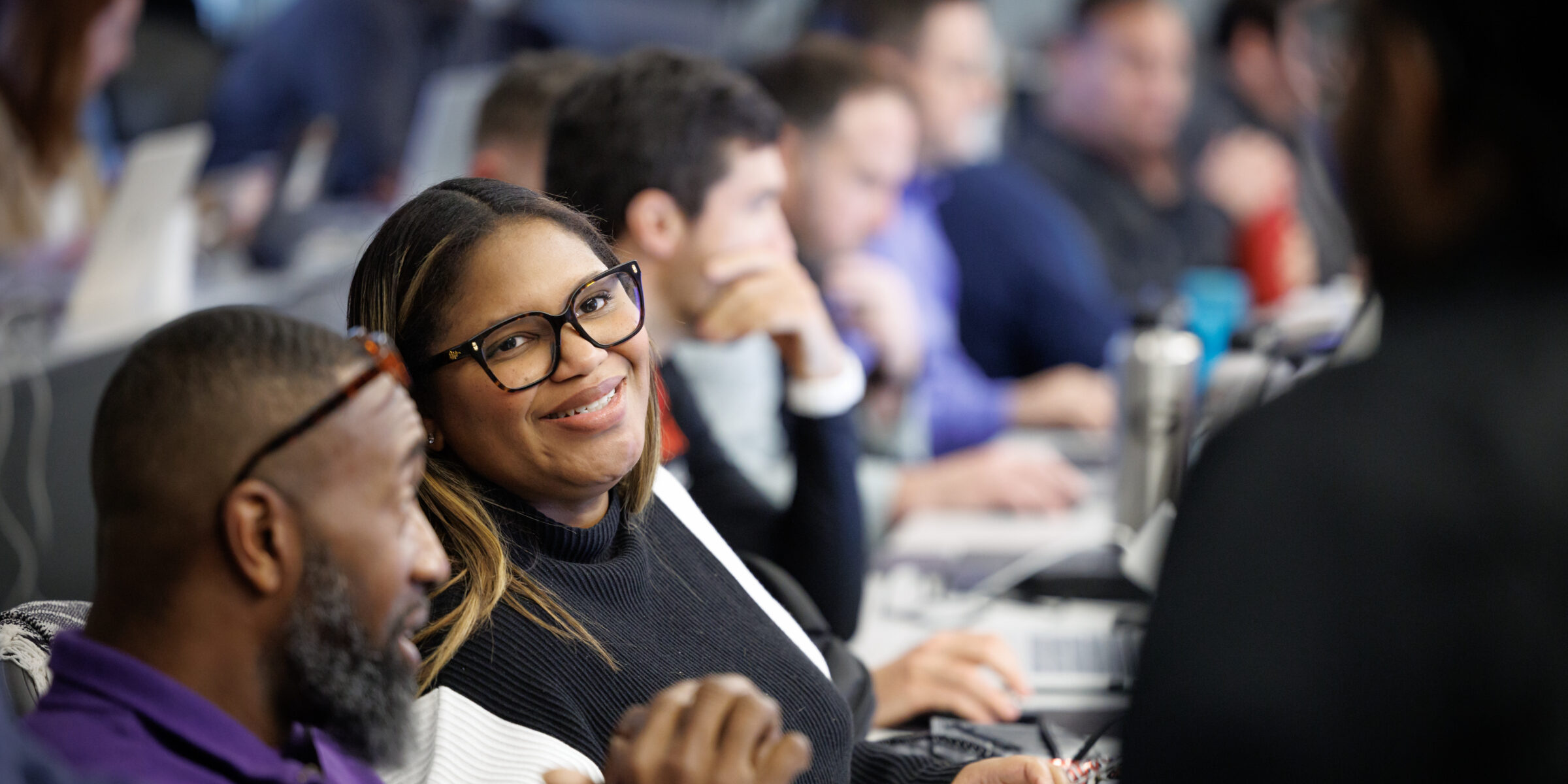 EMBA students in class