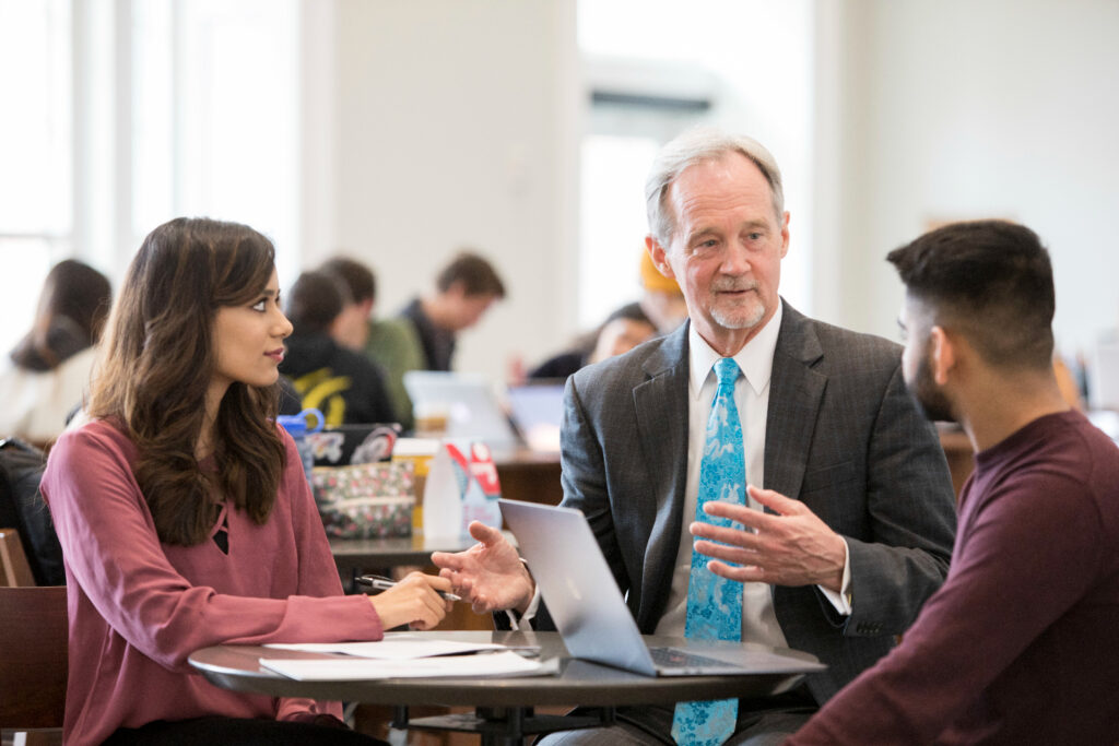 Mark Hubert Speaks with students