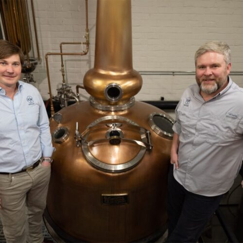 Charlie Thompson and Jim Chasteen of ASW Distillery