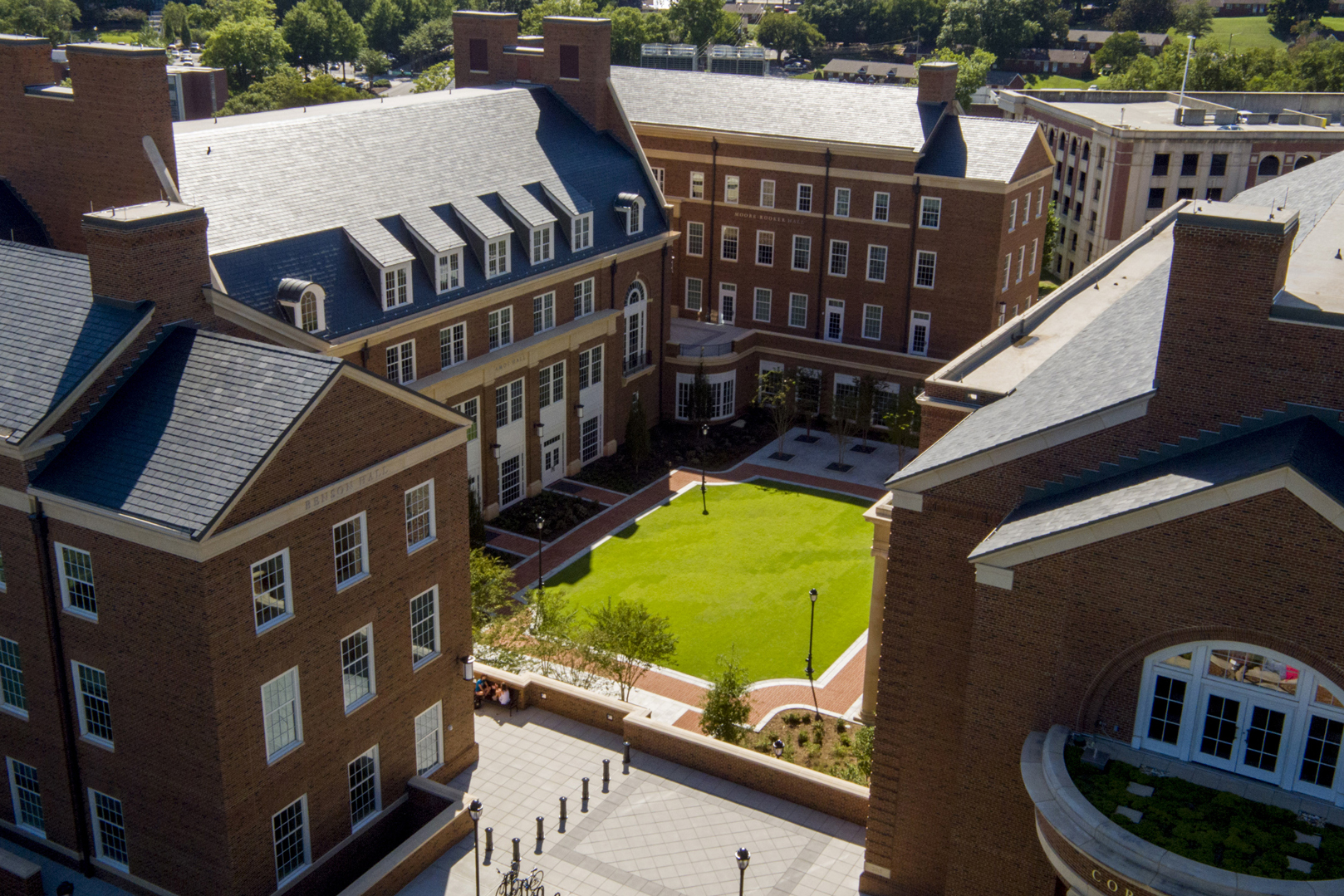 The Terry College Business Learning Center from above.