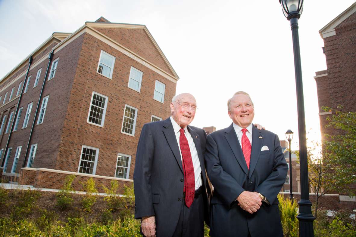 From left: Ed and Larry Benson