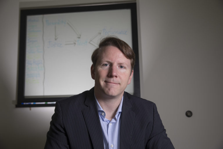 Terry College professor Jason Colquitt poses for a photo.