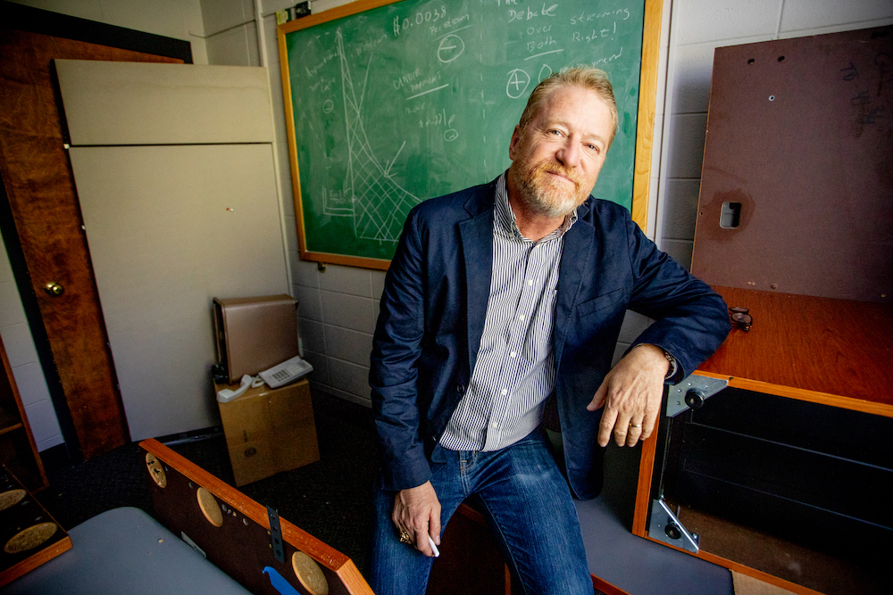 Terry College lecturer David Lowery poses for a photo.