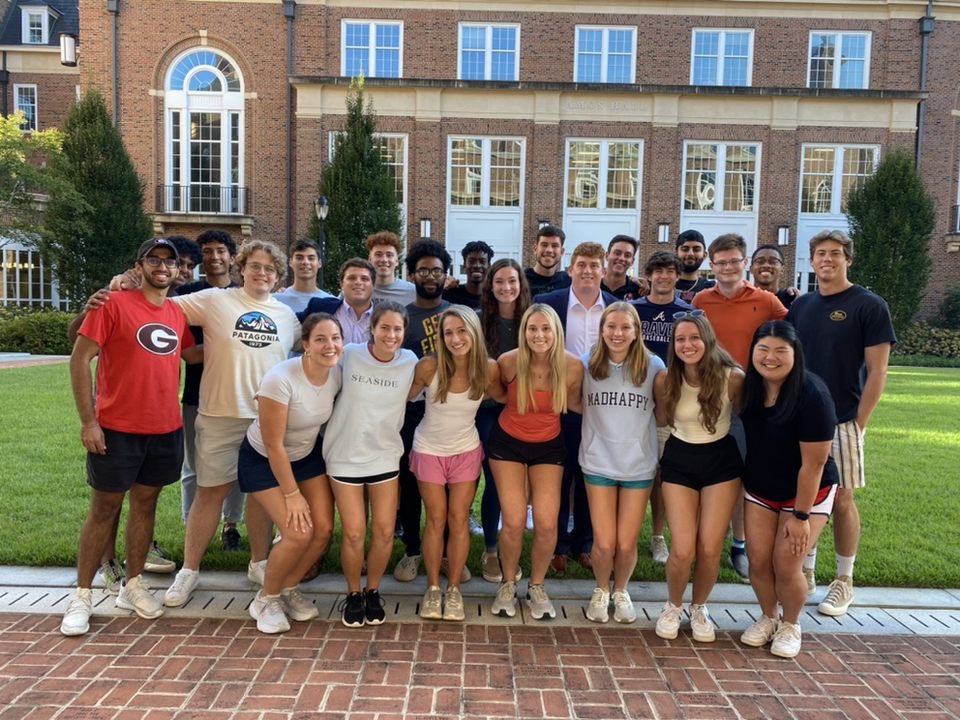 Group photo of UGA students involved in the Kickstart Fund 2022-2023