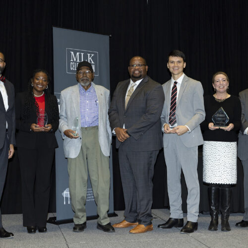 group of award winners at 2025 MLK Freedom Breakfast