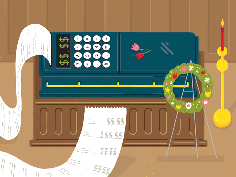 Funeral graphic