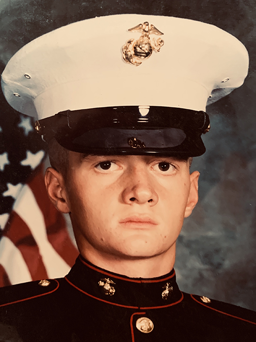 Larry Richardson in USMC