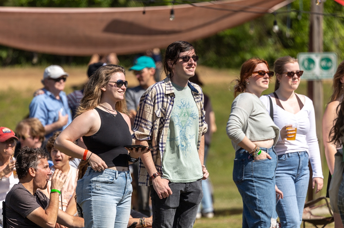 The crowd at the Music Business Beats and Brew Festival