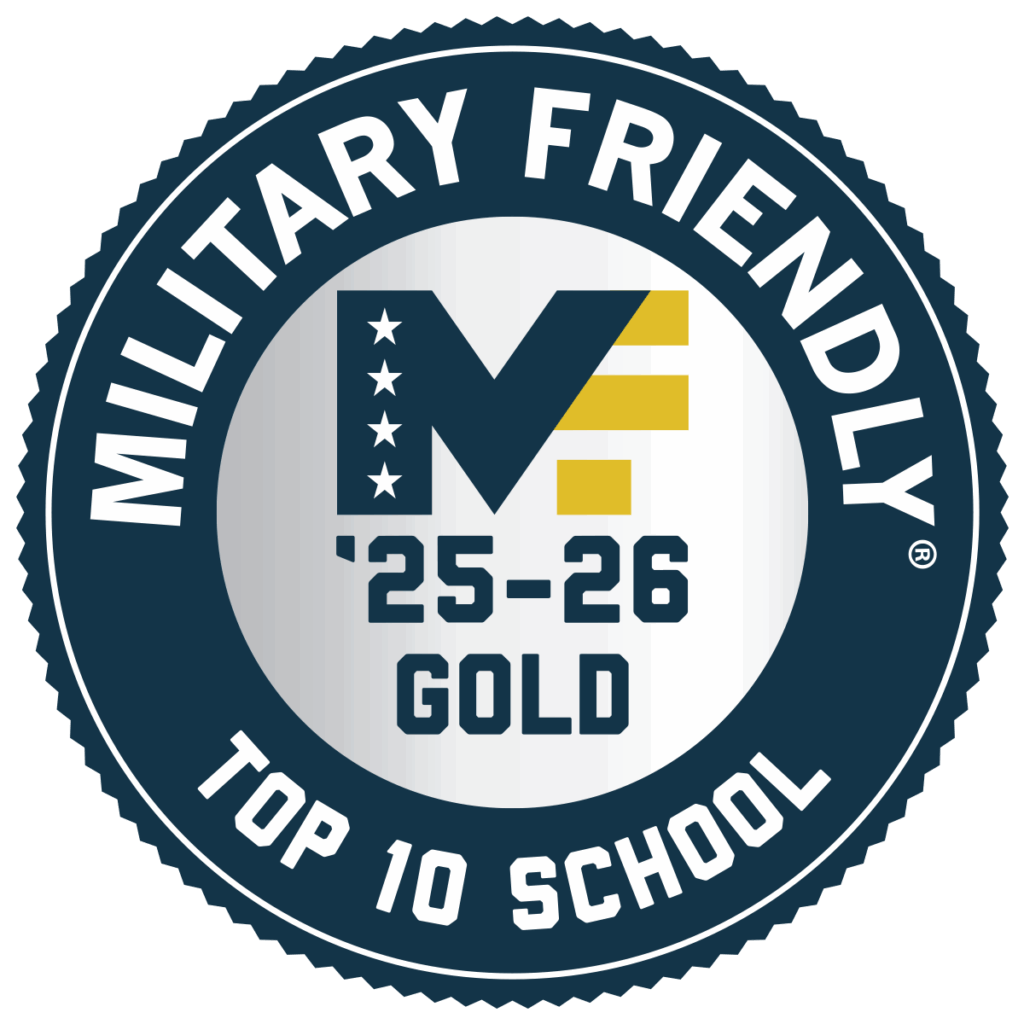 Military Friendly Top 10 School, 2025–2026 Military Friendly Top 10 School, Military Friendly Top 10 School, 2025–2026