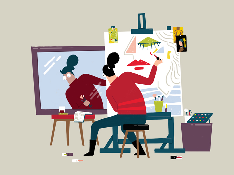 Makeup graphic