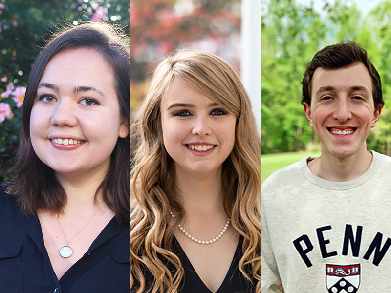 Recently named NSF Graduate Research Fellows