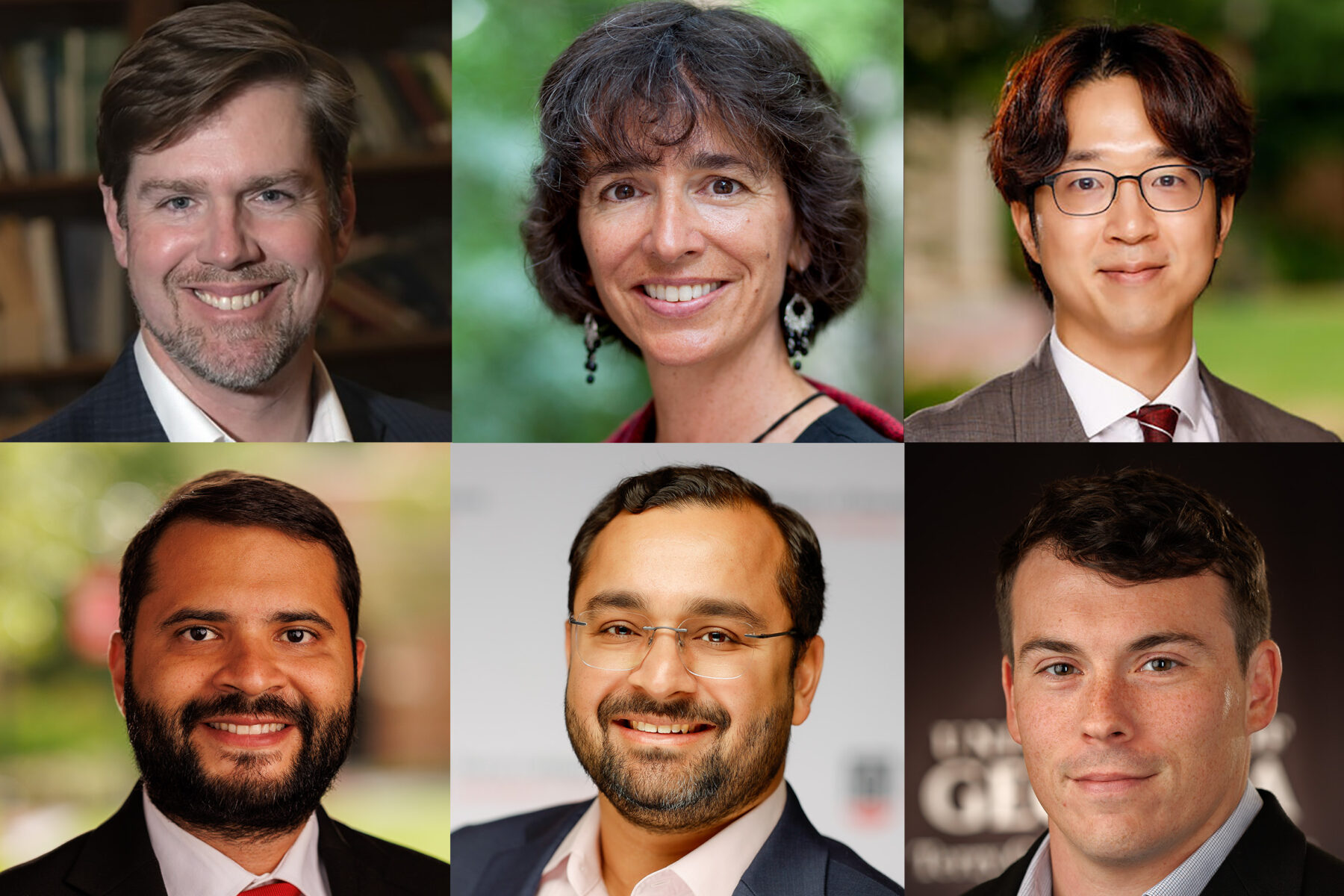 Headshots of Jerry Kane, Maric Boudreau, Akshat Lakhiwal, John Rios and Aaron Schecter