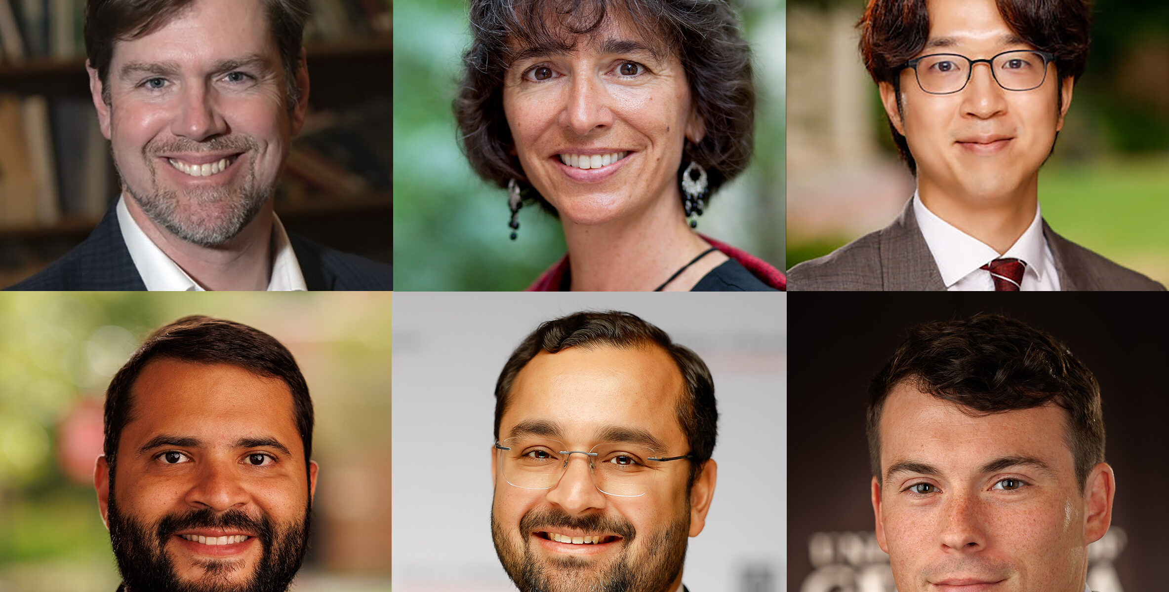 Headshots of Jerry Kane, Maric Boudreau, Akshat Lakhiwal, John Rios and Aaron Schecter