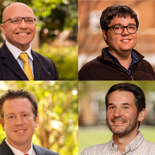 David McCarthy, Brantly Callaway, Daniel Gamache and Fadel Matta (clockwise)