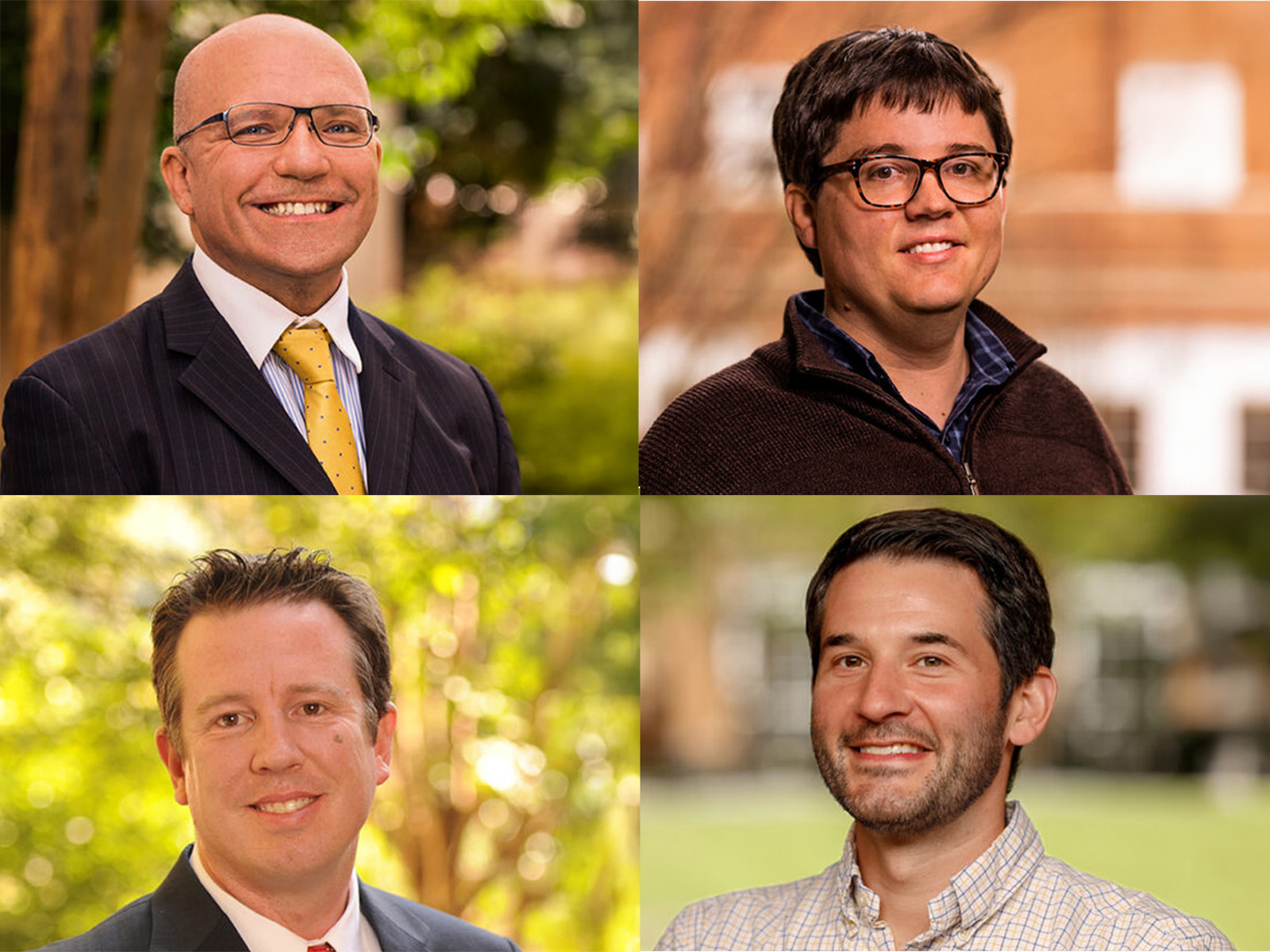 David McCarthy, Brantly Callaway, Daniel Gamache and Fadel Matta (clockwise)