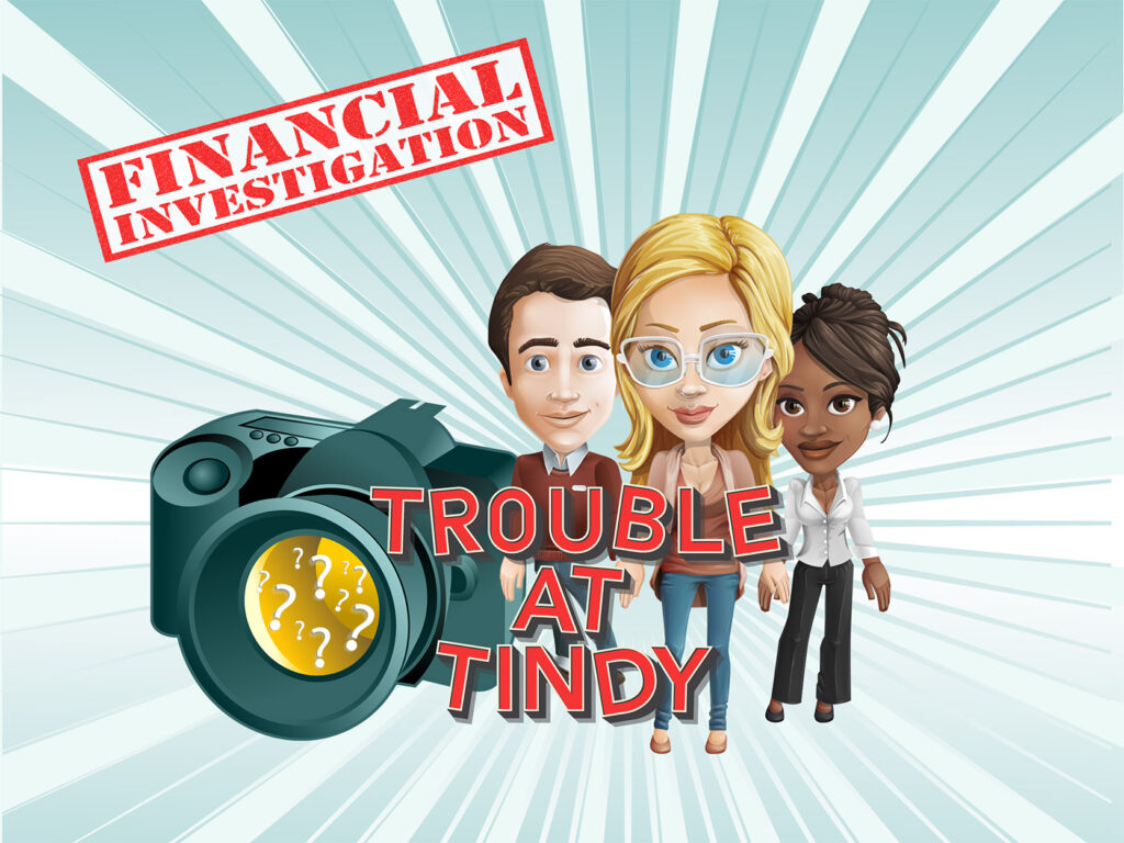 Game Logo for Trouble at Tindy