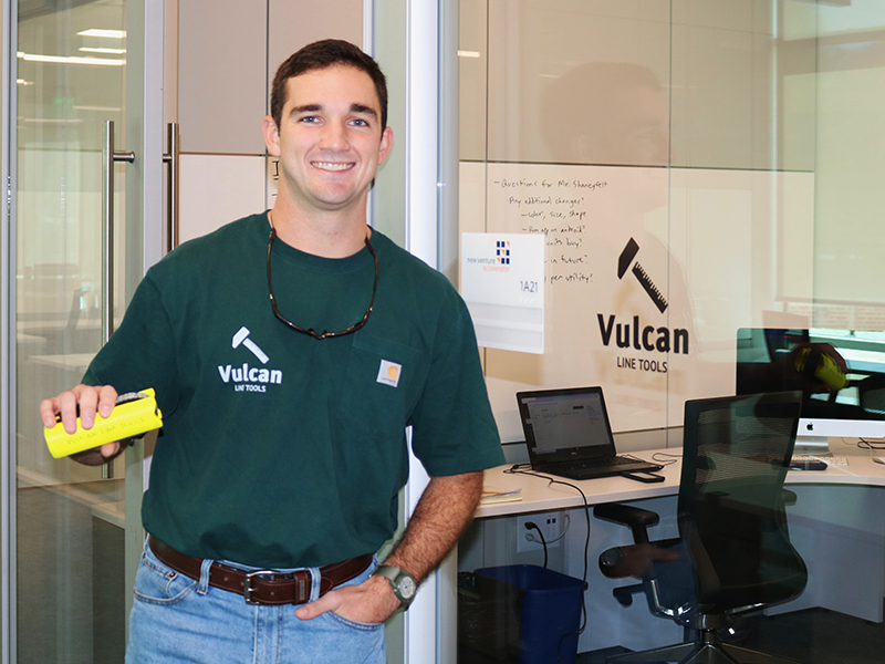 Vulcan Line Tool’s Zac Young from Auburn University won first place. Vulcan Line Tool’s Zac Young from Auburn University won first place.