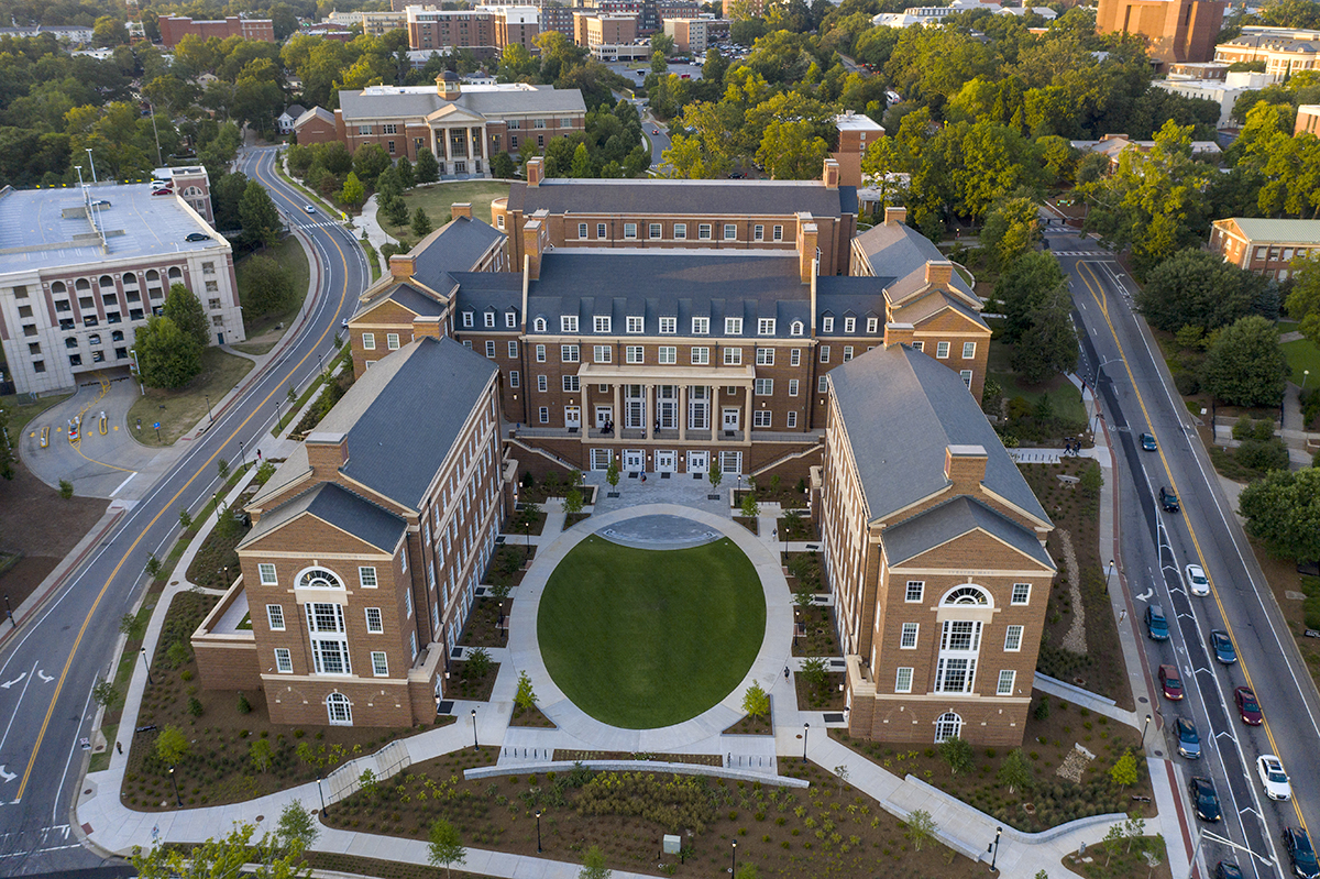Aerial shot of the BLC