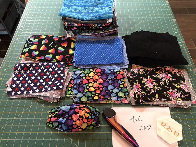 Sewn masks