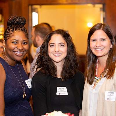 pmba-collaboration Three woman smile for a photo