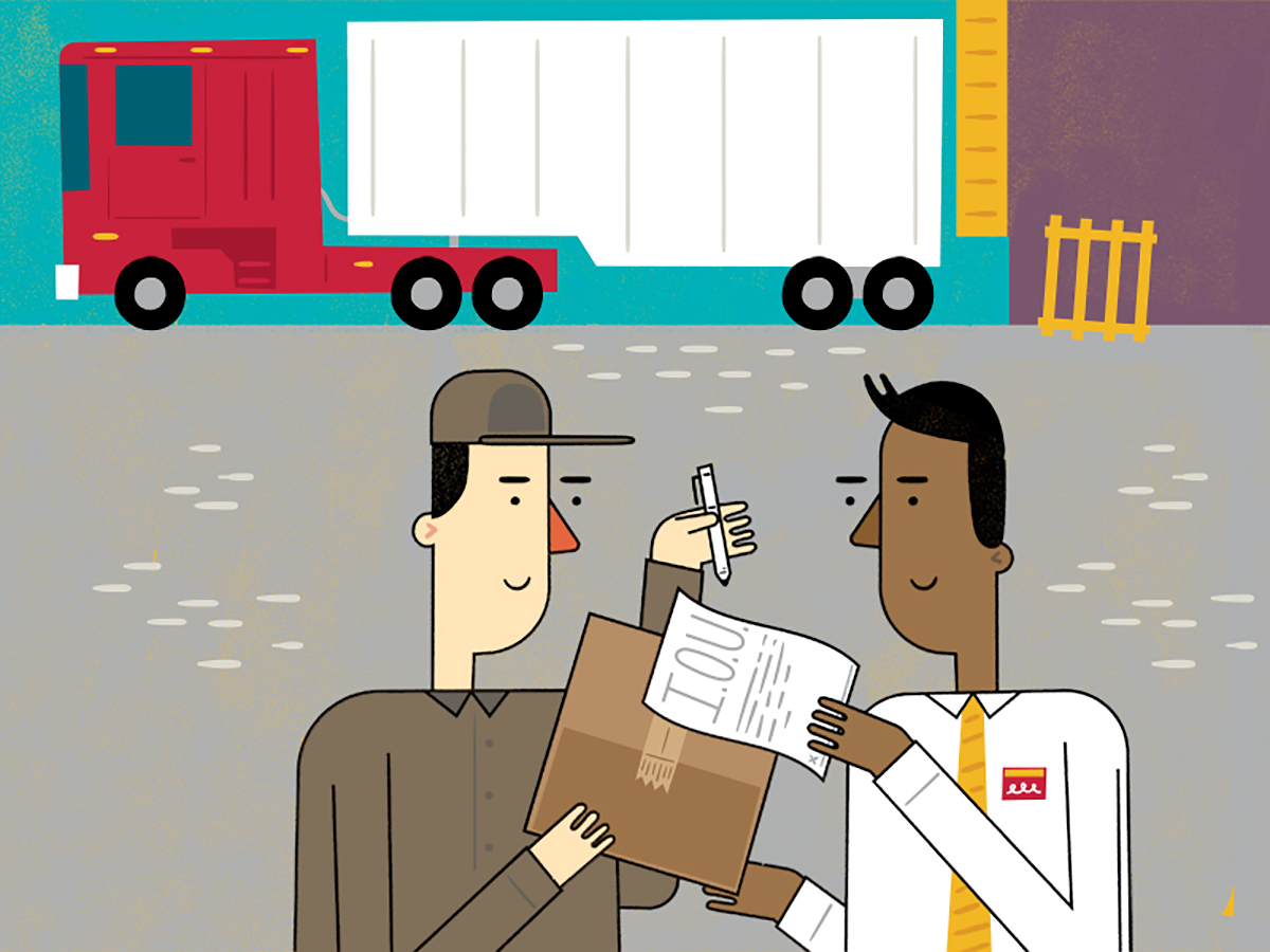 Supply chain graphic